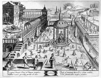 Composita, graviert von Johannes Wierix (1549-c.1618) nachgedruckt 1638
